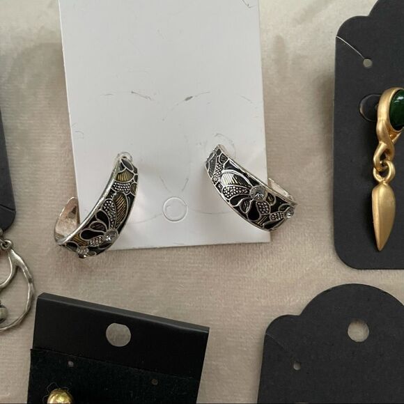 6 PC LOT DROP/CHANDELIER VINTAGE INSPIRED EARRINGS - Picture 4 of 8